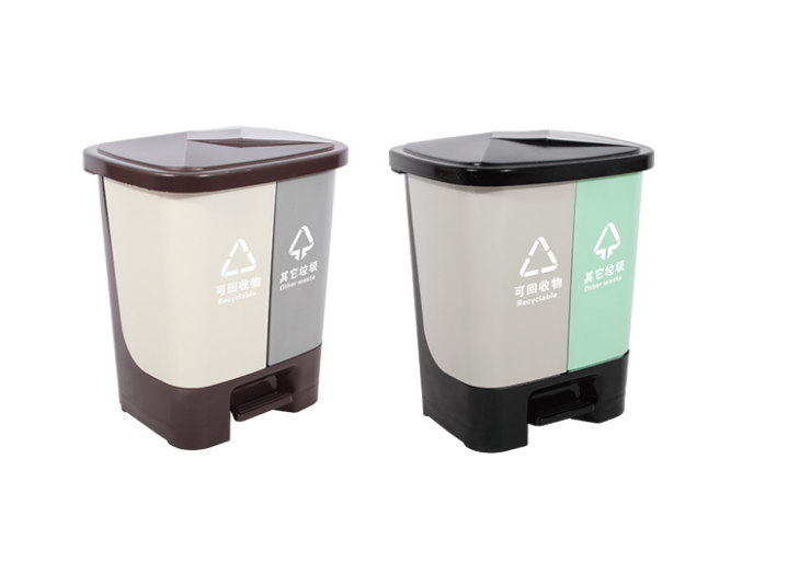 室內(nèi)分類垃圾桶（10L*2）